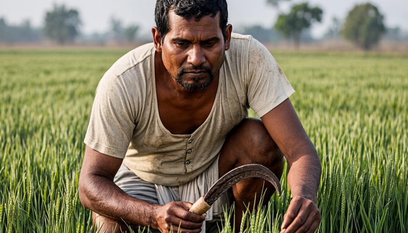 Farmer in a field