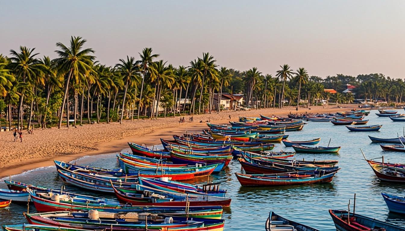 Coastal Odisha — fishing village by the sea
